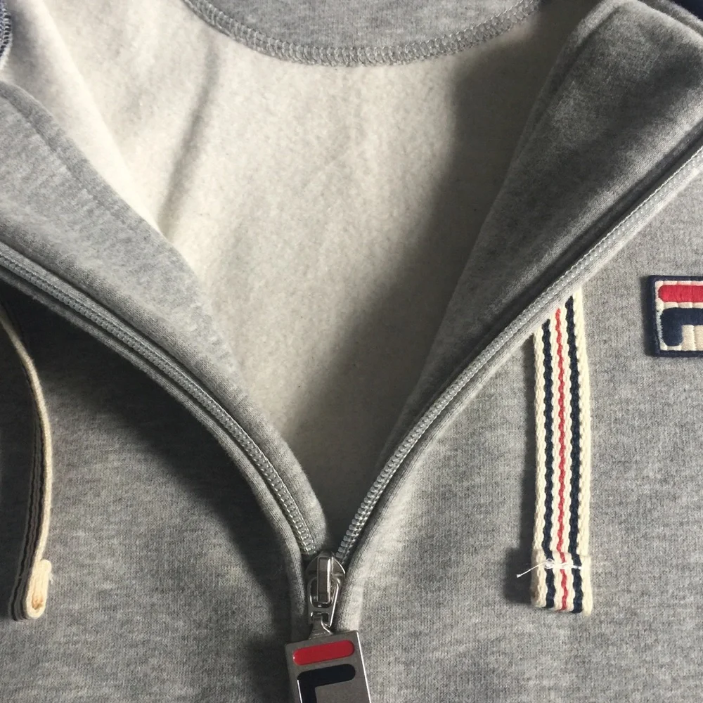 FILA men’s hoodie sweatshirt with front zipper - Picture 7 of 10